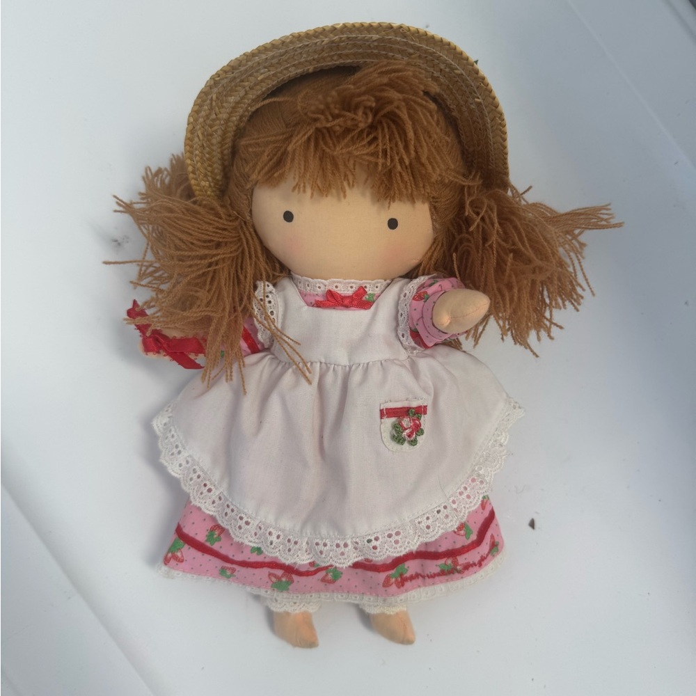 Joan Walsh Vintage 1975 Joan Walsh Anglund Wolfit Pocket Dolls Strawberry Girl